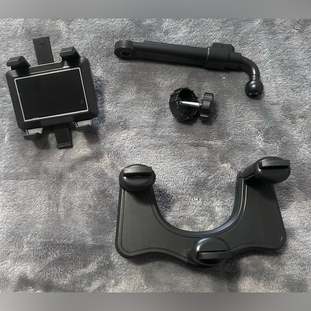 Universal 360 Rotation Car Rear View Mirror Mount Stand GPS Cell Phone Holder US